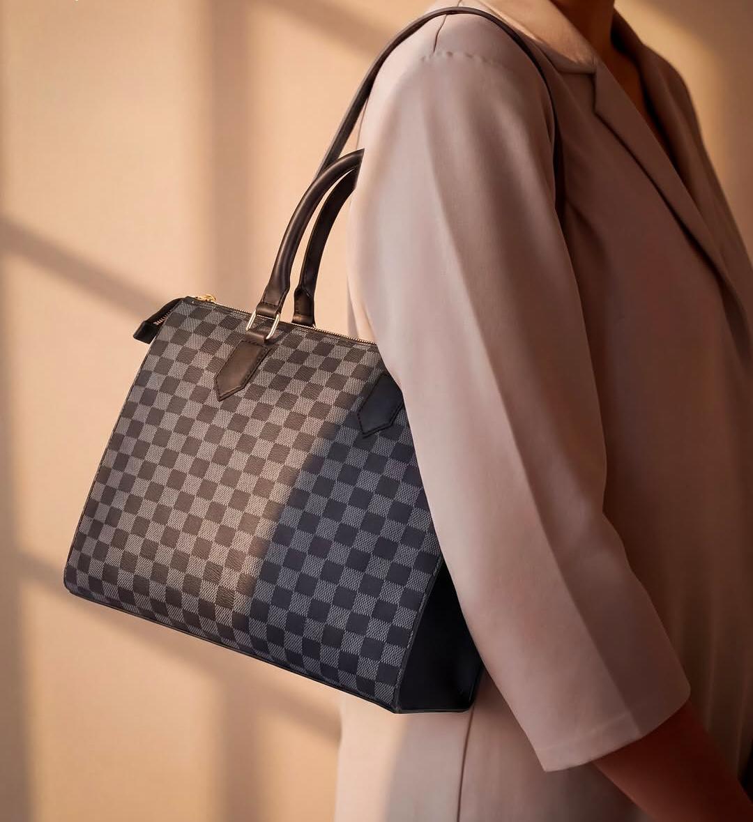 Monarch Check Luxe Carry Bag